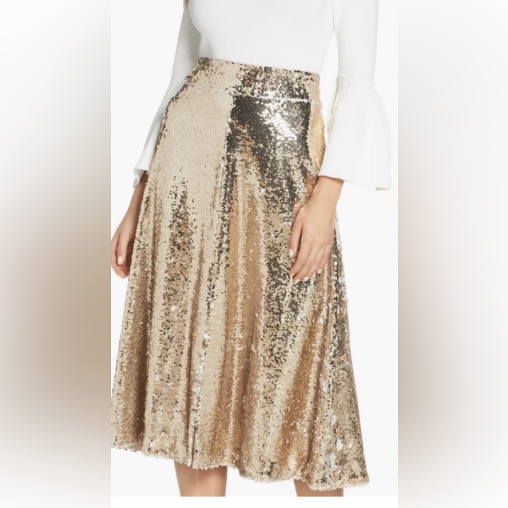 🦋ELIZA J
Sequin Embellished A-line Skirt